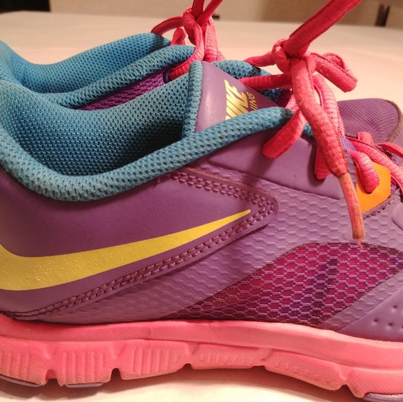 Nike Shoes Nike Neon Hot Pink Athletic Shoes Poshmark